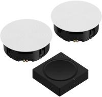 Sonos In-Ceiling Speaker Pair (8 inch) with Amp Wireless Hi-Fi Player